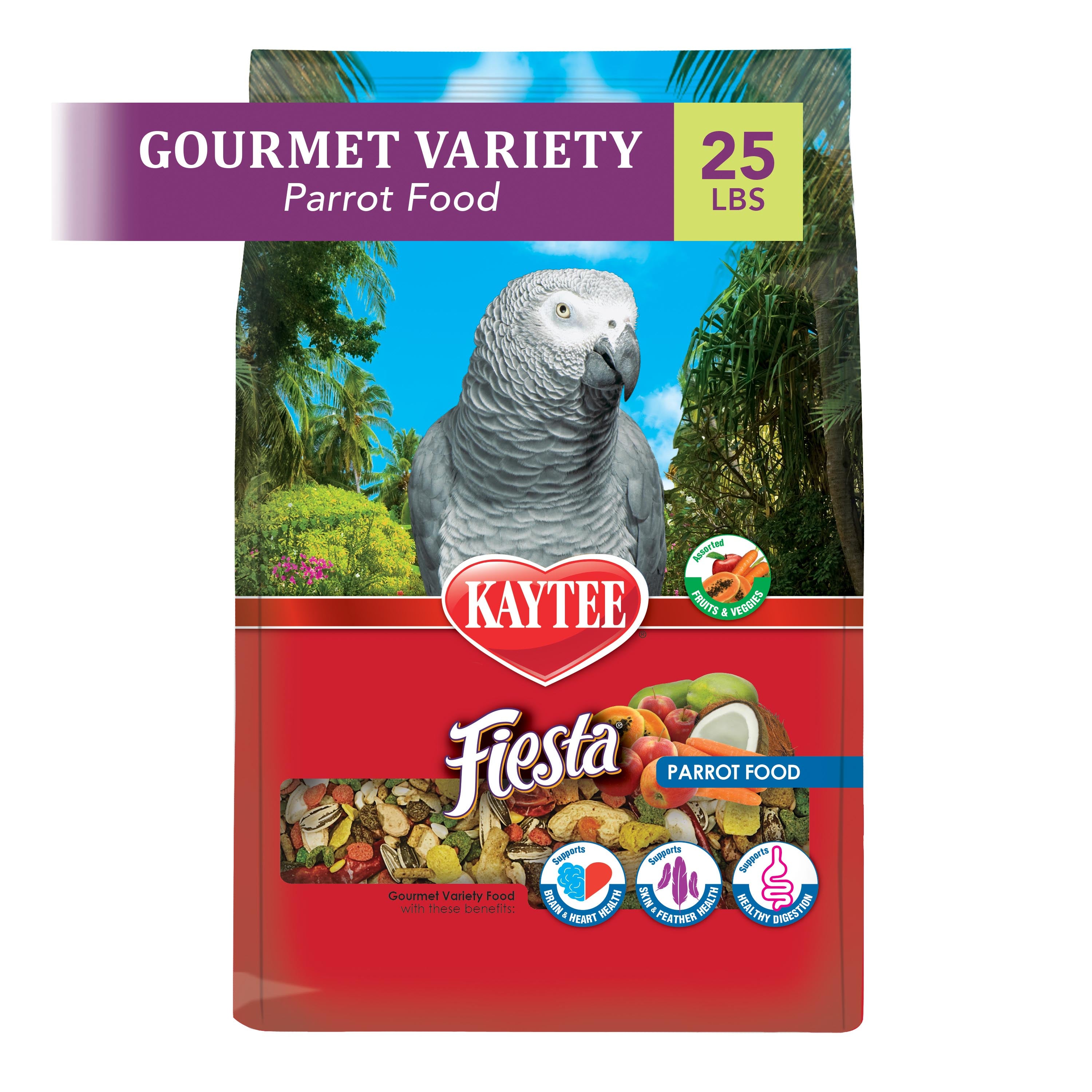 Kaytee Fiesta Parrot Food, 25lbs