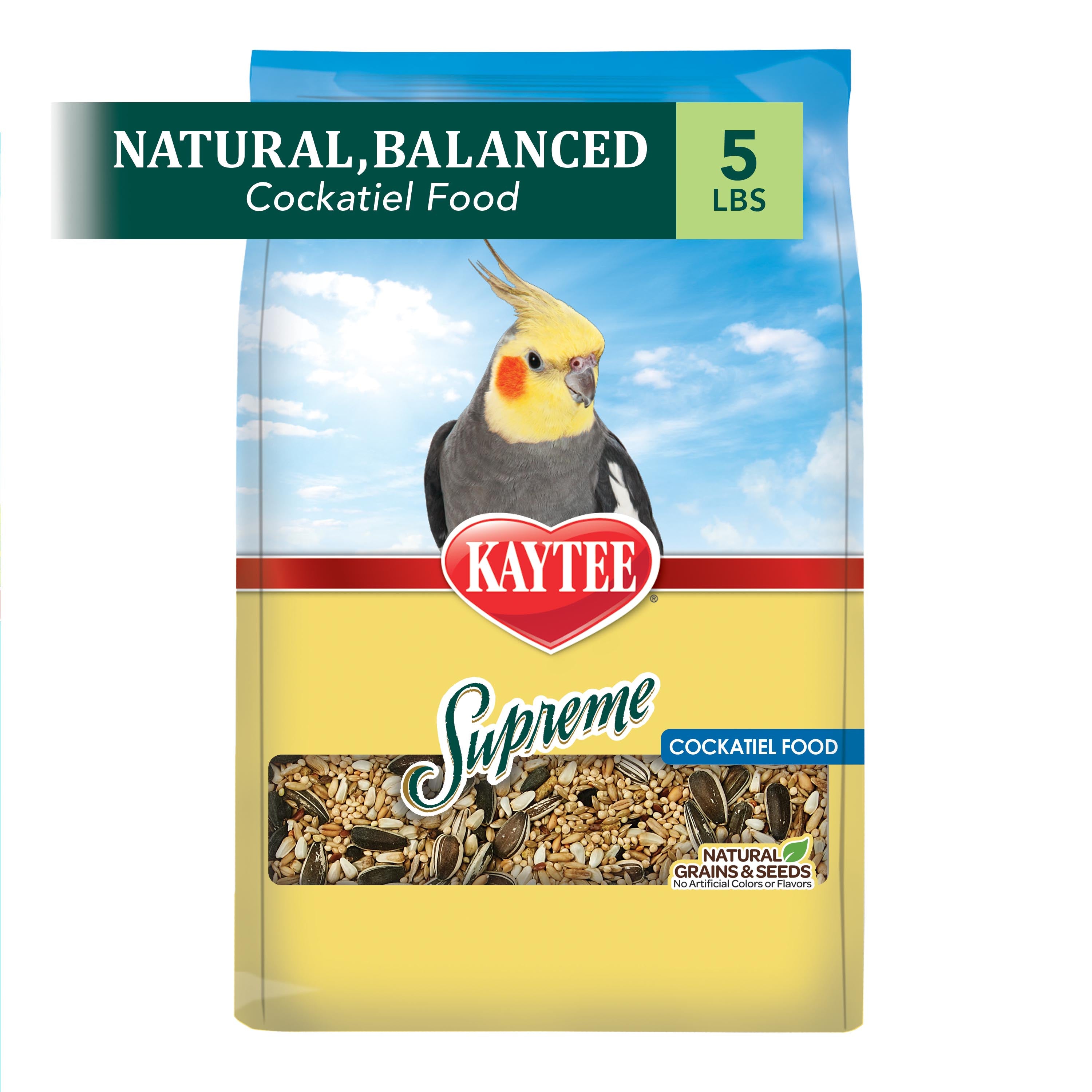 Kaytee Supreme Cockatiel Food, 5 lbs