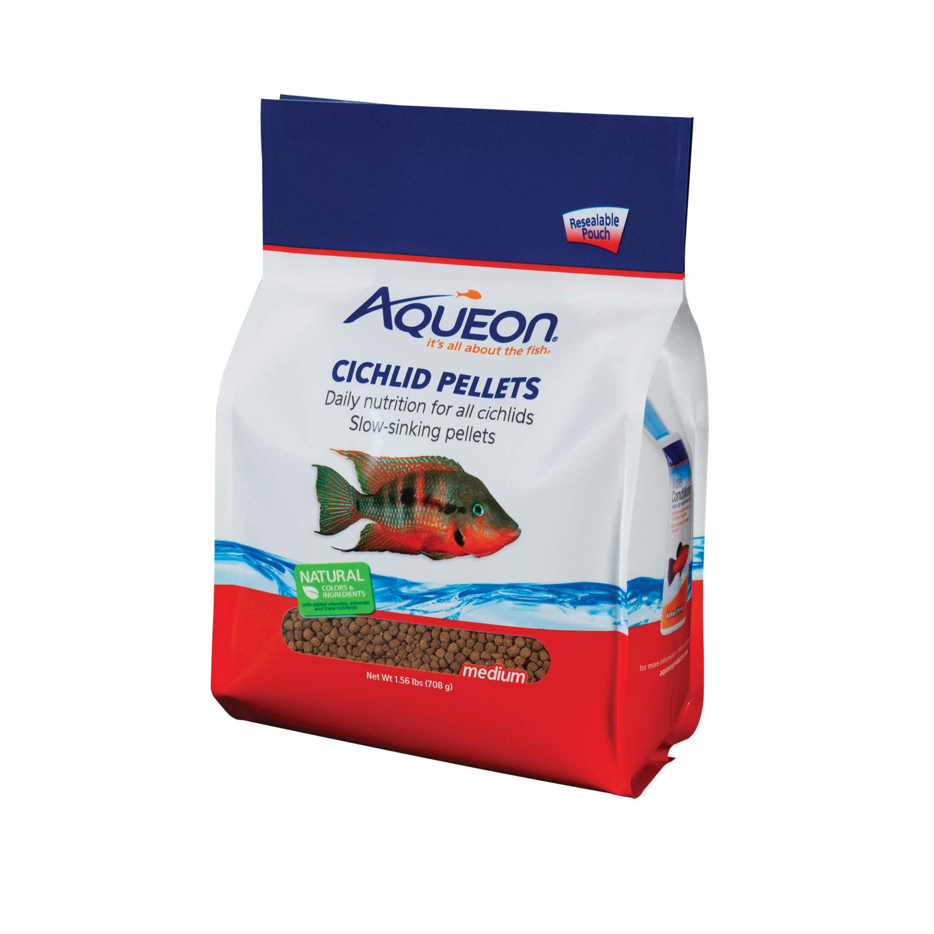 Aqueon Cichlid Fish Food, 25 ounces