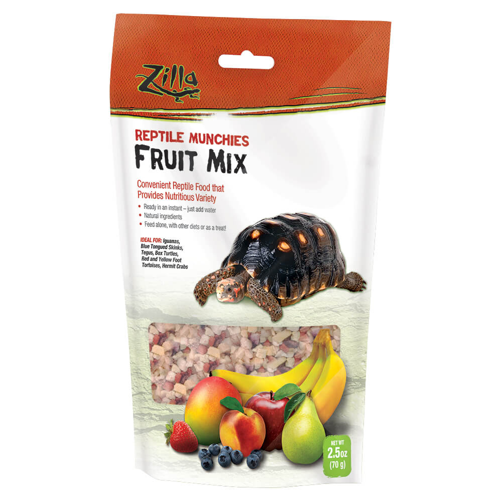 Zilla Reptile Munchies Fruit 2.5 ounces, 5.875x2.75x9.5 Inches