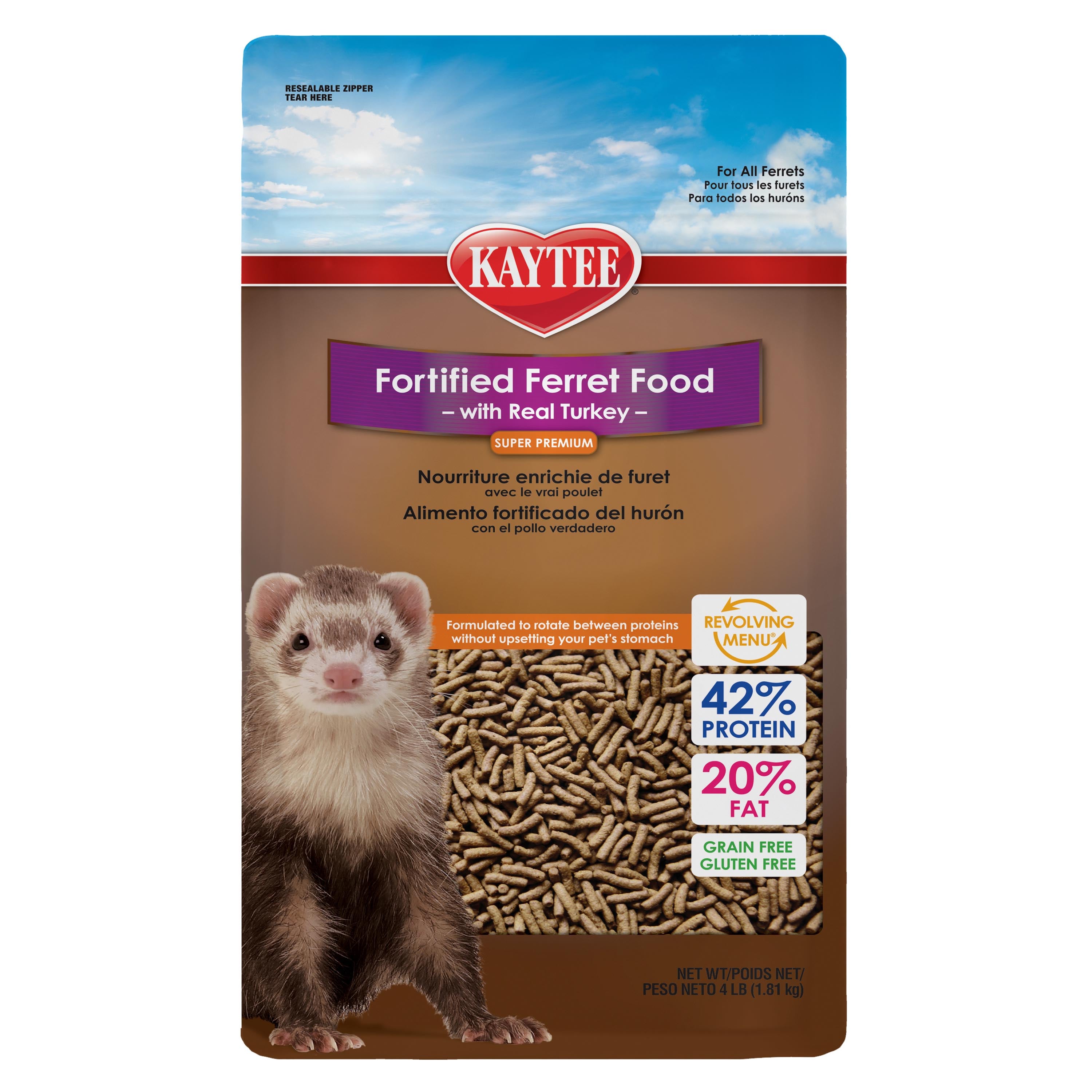 Kaytee Ferret Diet Turkey, 4 lbs