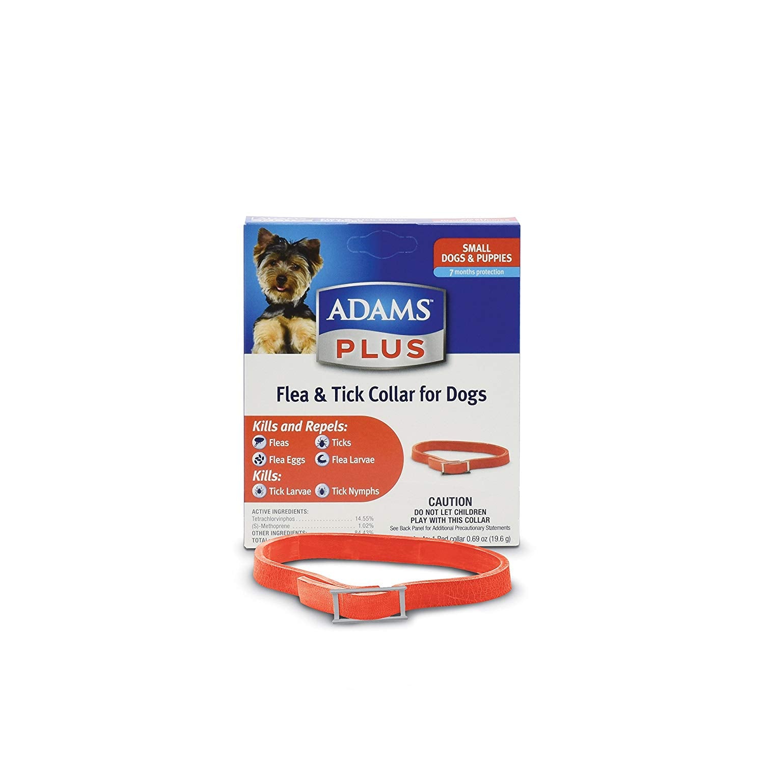 Adams Plus Flea and Tick Collar for Small Dogs