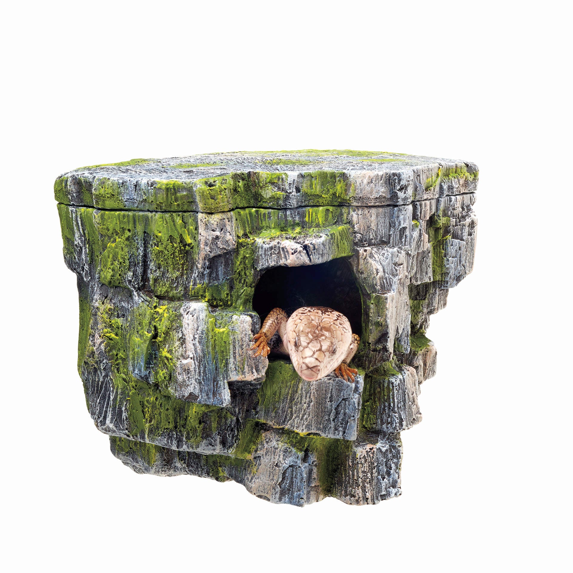 Zilla Aquarium Décor Vertical Rock Cave, 8.75x5.875x7.25 Inches