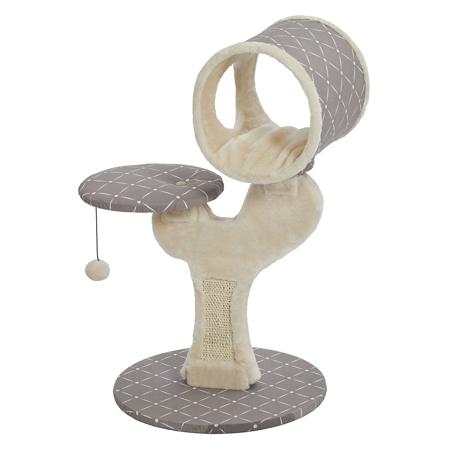 Midwest Feline Nuvo Salvador Cat Furniture, Mushroom, 22x17.75x30.75 Inches