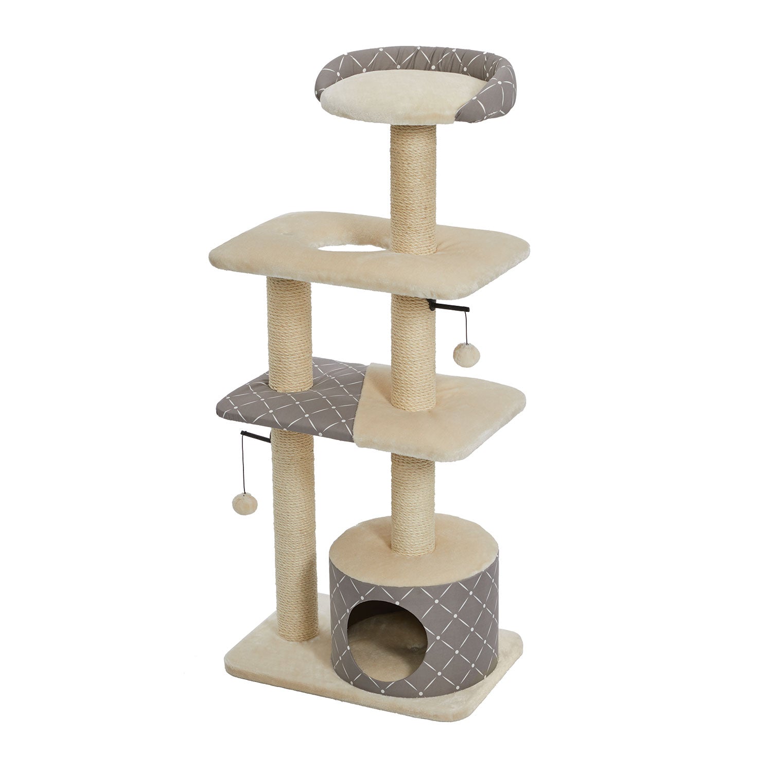 Midwest Feline Nuvo Tower Car Furniture, Mushroom, 22x15x50.5 Inches