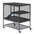 Midwest Critter Nation Single Level Pet Pen, Gray, 36x24x39 Inches