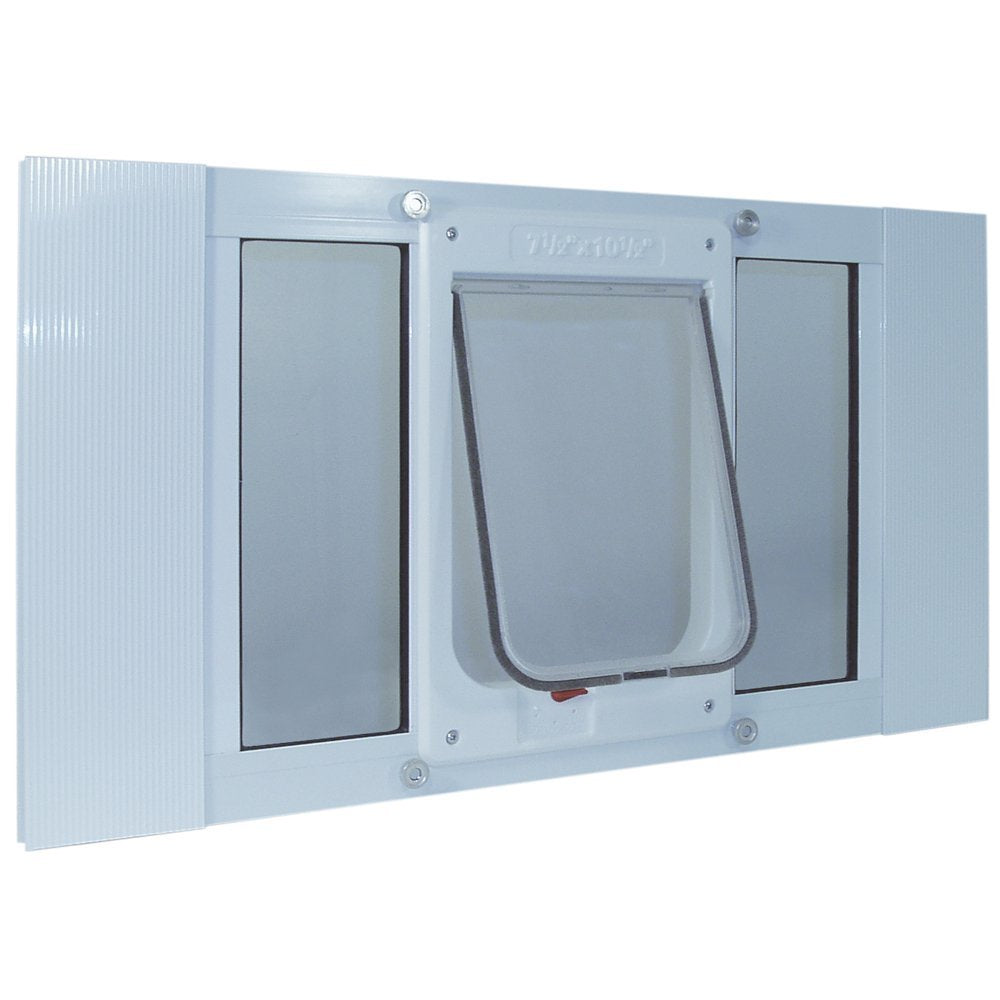 Aluminum Sash ChubbyKat Flap Pet Door