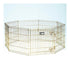 Midwest Gold Zinc Pet Exercise Pen 8 panels, Gold, 24x24 Inches