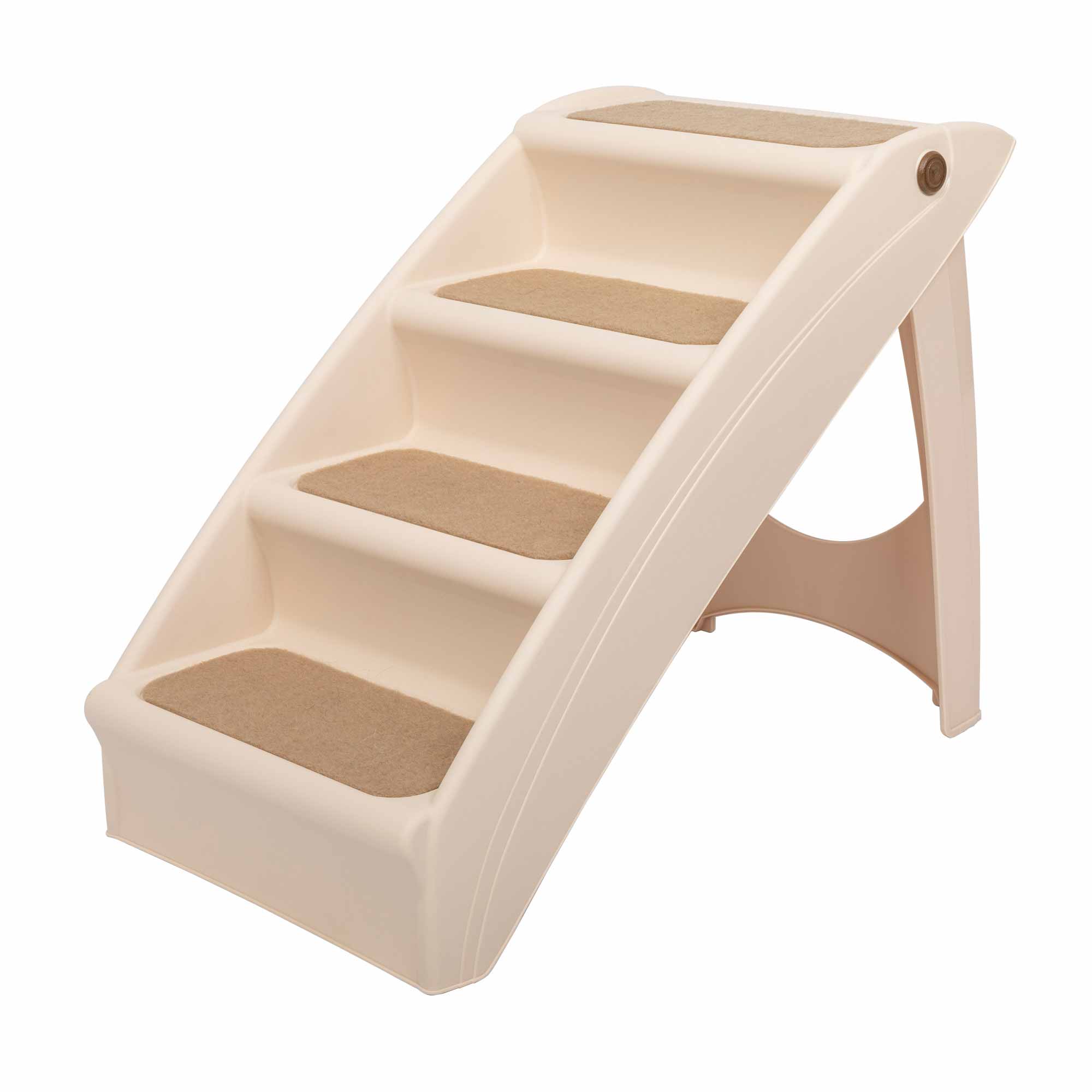 PetSafe CozyUp Folding Pet Steps, Tan, 24x16x19.5 Inches