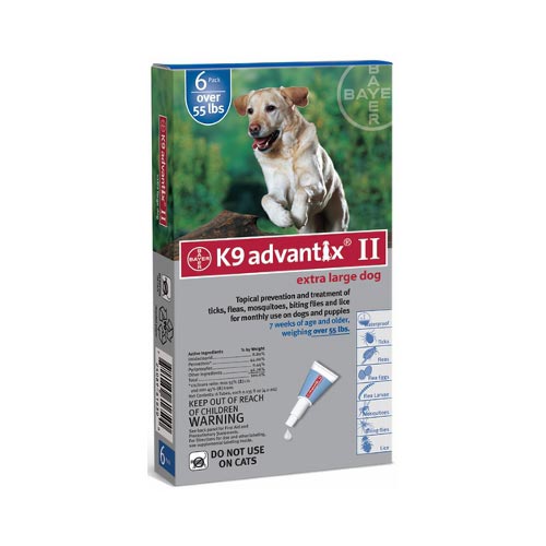 Advantix Flea and Tick Control for Dogs Over 55 lbs 6 Month Supply