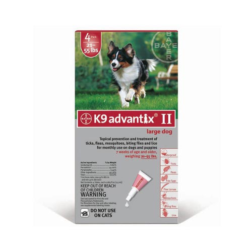 Advantix Flea and Tick Control for Dogs 20-55 lbs 4 Month Supply