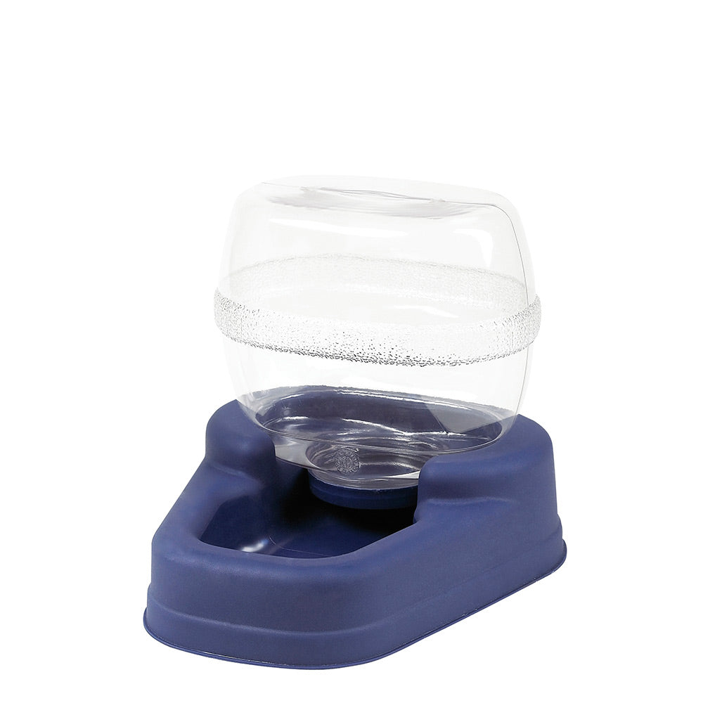 Bergan Petite Gourmet Pet Waterer Small, Blue, 13x11.5x11.25 Inches