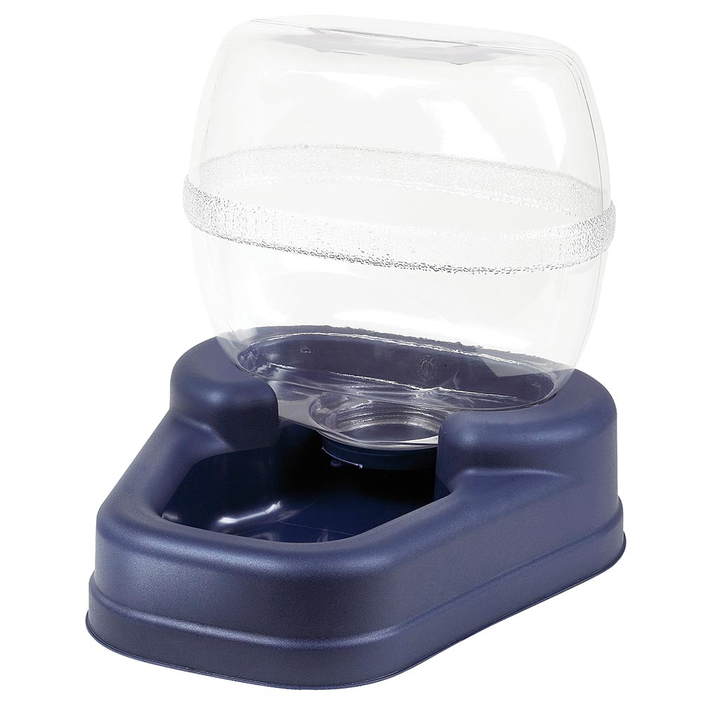 Bergan Elite Gourmet Pet Waterer Large, Blue, 16.63x15.25x14.25 Inches