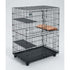 Midwest Collapsible Cat Playpen, Black, 36x23.5x50.5 Inches