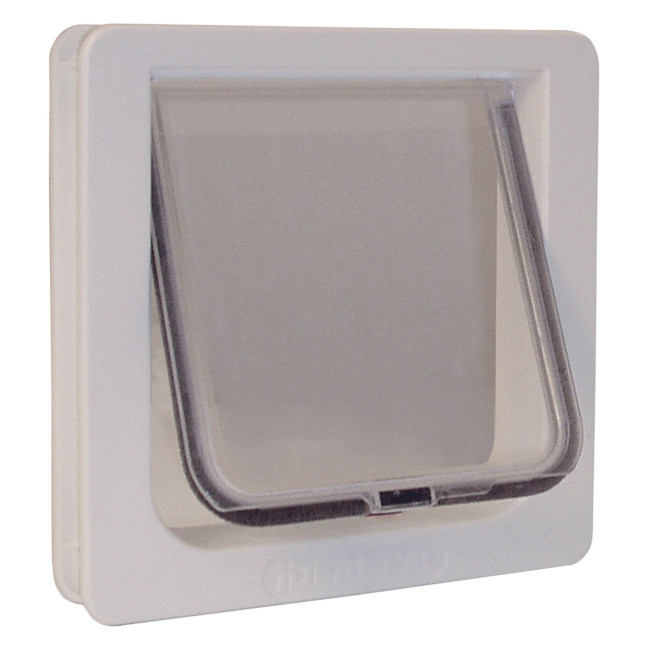 Ideal Pet Products Lockable Cat Flap Door Small, White, 1.625x8.18x7.94 Inches