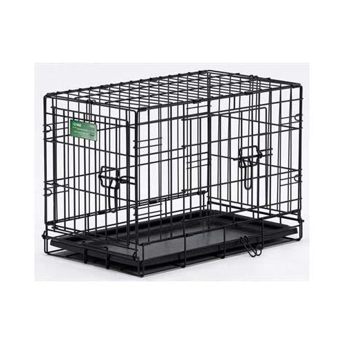 Midwest Dog Double Door i-Crate, Black, 18x12x14 Inches