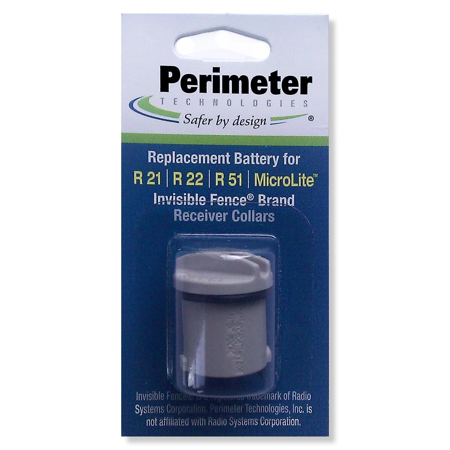 Perimeter Technologies Invisible Fence Compatible R21 and R51 Dog Collar Battery Year Supply