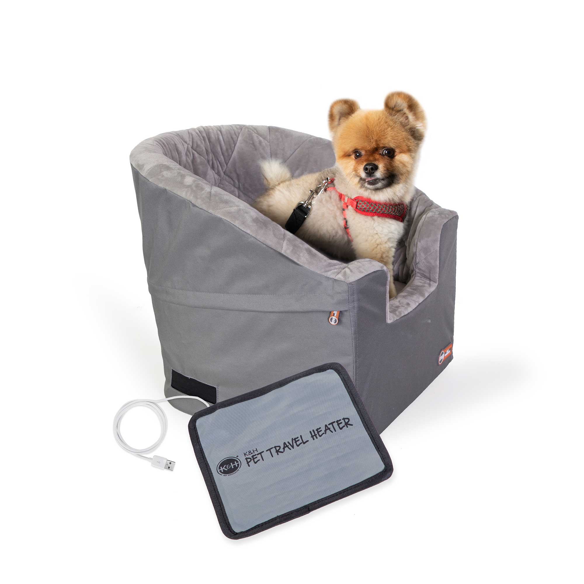 Bucket Booster Pet Seat Collapsible Heated