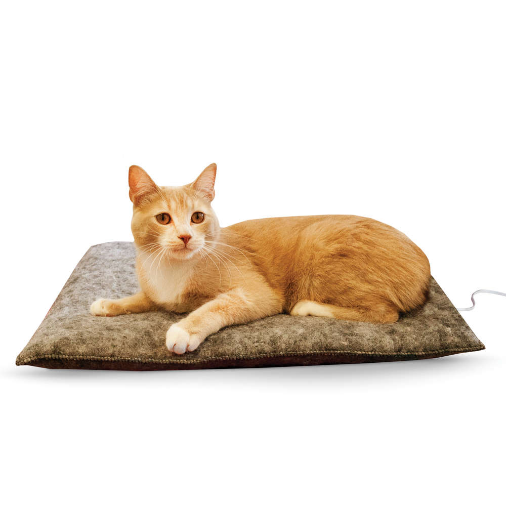 K&H Pet Products Amazin’ Thermo-Kitty Pad, Gray, 15x20x2 Inches