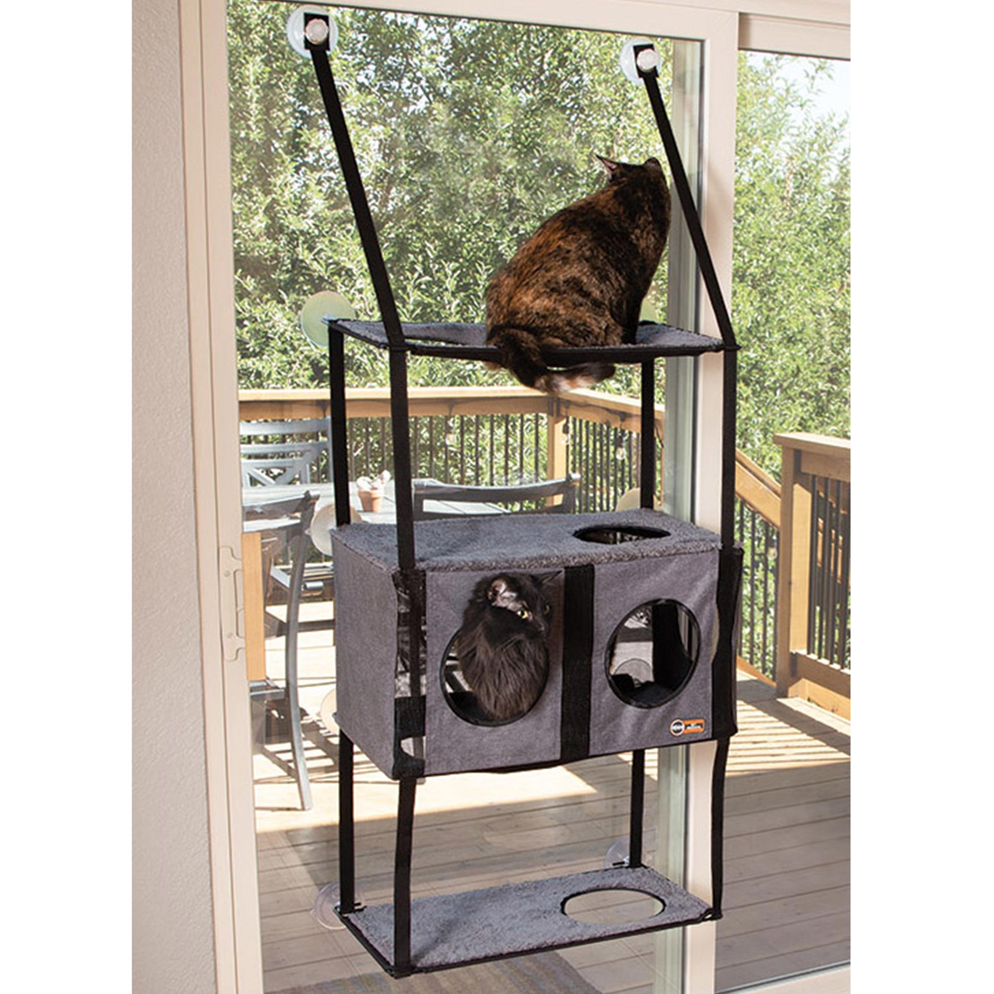 K&H Pet Products EZ Mount Townhouse, Gray, 12x23x60 Inches