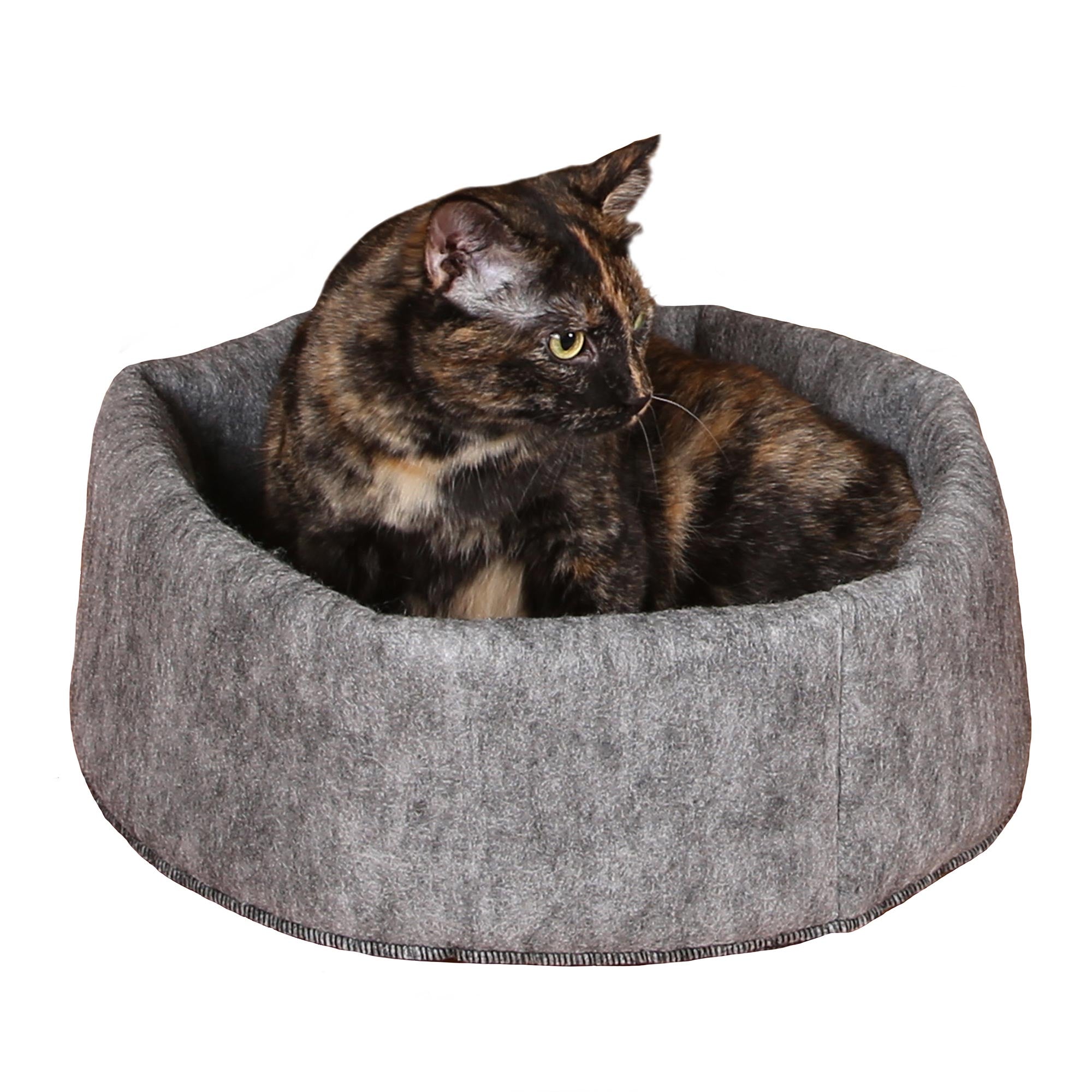 K&H Pet Products Amazin’ Snuggle Cup, Gray, 16x16x12 Inches