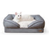 Pillow-Top Orthopedic Lounger Sofa Pet Bed