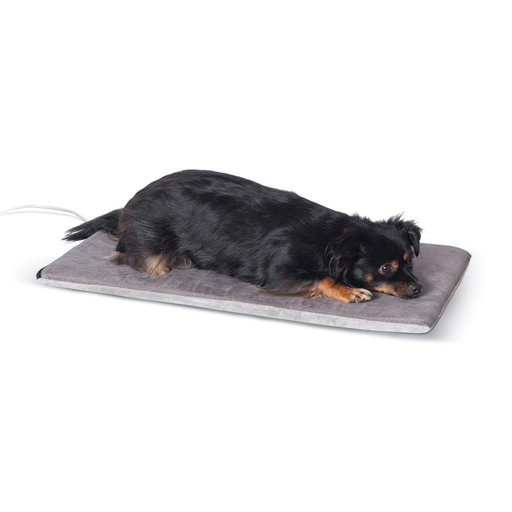 K&H Pet Products Thermo-Pet Mat, Gray, 14x28x0.5 Inches