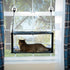 K&H Pet Products Kitty Sill – Double Stack EZ Window Mount, Gray, Black, 12x23x0.5 Inches