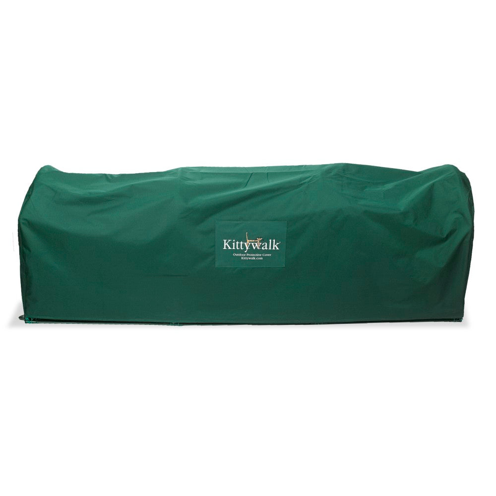 Kittywalk Outdoor Protective Cover for Kittywalk Lawn Version, Green, 120x18x24 Inches