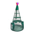 Kittywalk Teepee Outdoor Cat Enclosure, Green, 48x48x72 Inches