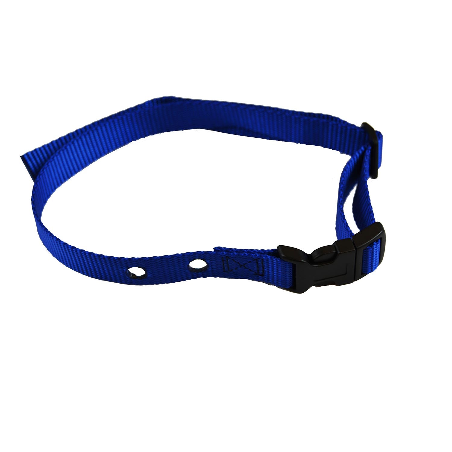 Adjustable Quick Release Nylon Replacement 3/4 Inch Collar Strap - blue