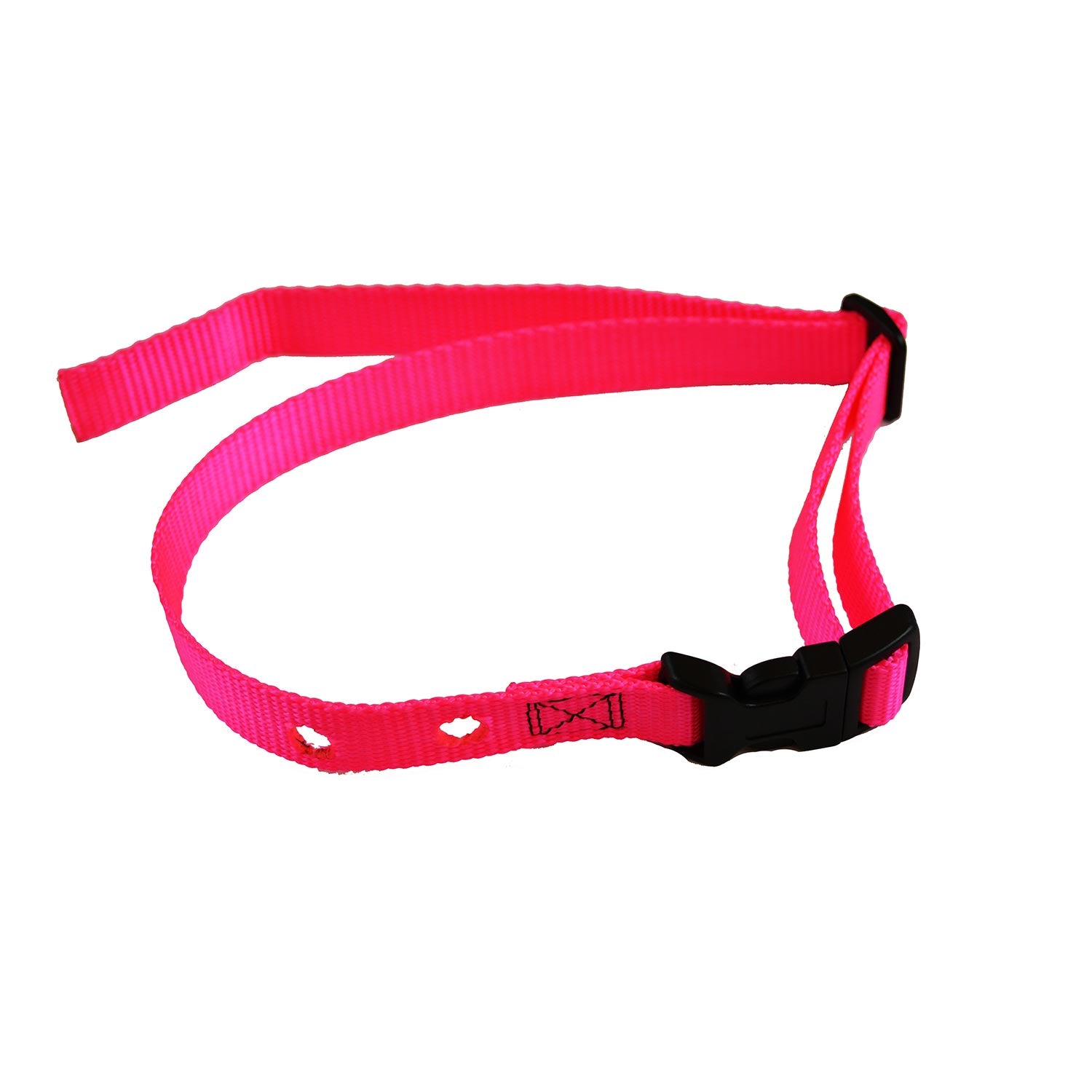 Adjustable Quick Release Nylon Replacement 3/4 Inch Collar Strap - pink