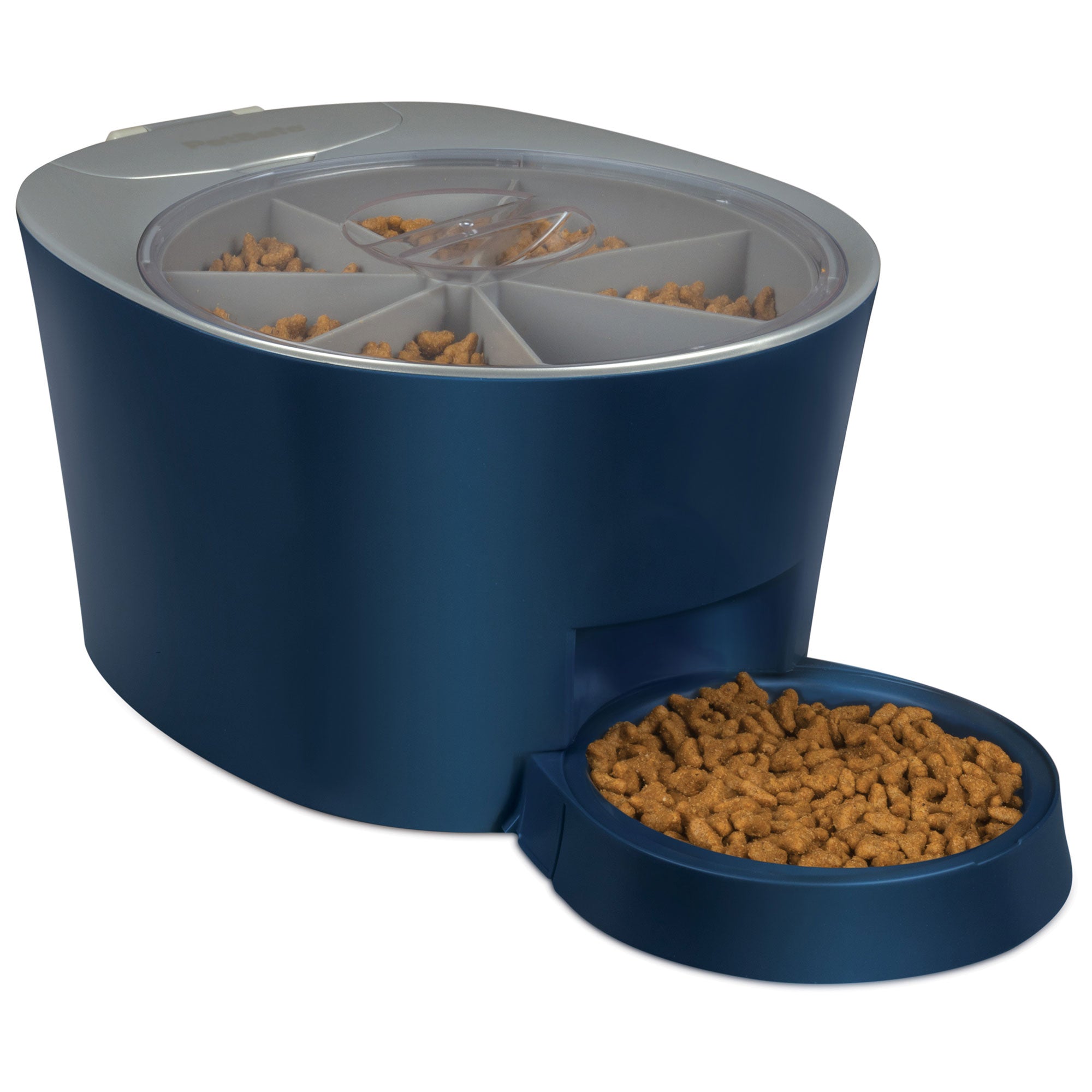 PetSafe Six Meal Feeder, Blue, 11.5x9.5x6.5 Inches