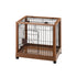 Richell Mobile Pet Pen 640 Small, Autumn Matte, 25.2x18.1x22.4 Inches