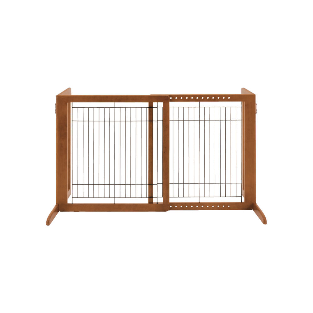 Richell Freestanding Pet Gate HS, Autumn Matte, 28.3, 47.2x23.6x27.6 Inches