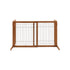 Richell Freestanding Pet Gate HS, Autumn Matte, 28.3, 47.2x23.6x27.6 Inches