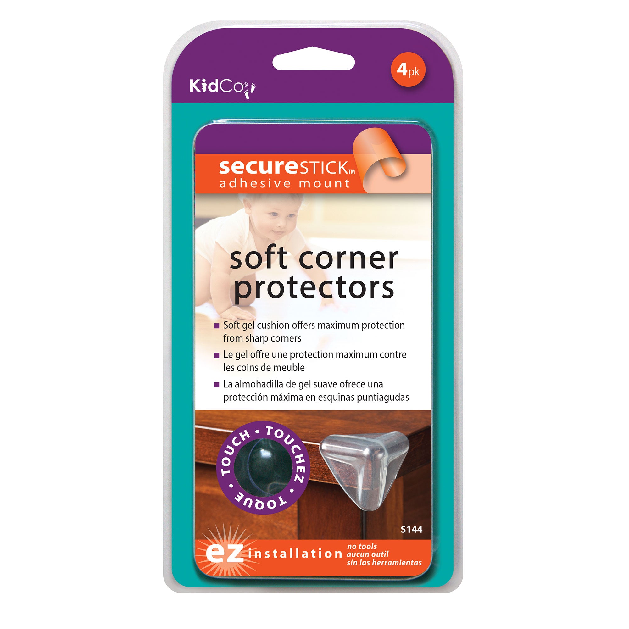 Kidco Soft Corner Protectors 4 pack, Clear