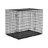 Midwest Solution Series Ginormous Double Door Dog Crate, Black, 54x37x45 Inches